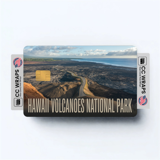 2PK Hawaii Volcanoes National Park Credit Card Vinyl Skin Decal