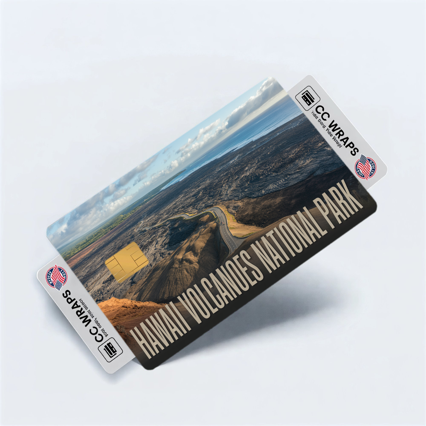 2PK Hawaii Volcanoes National Park Credit Card Vinyl Skin Decal