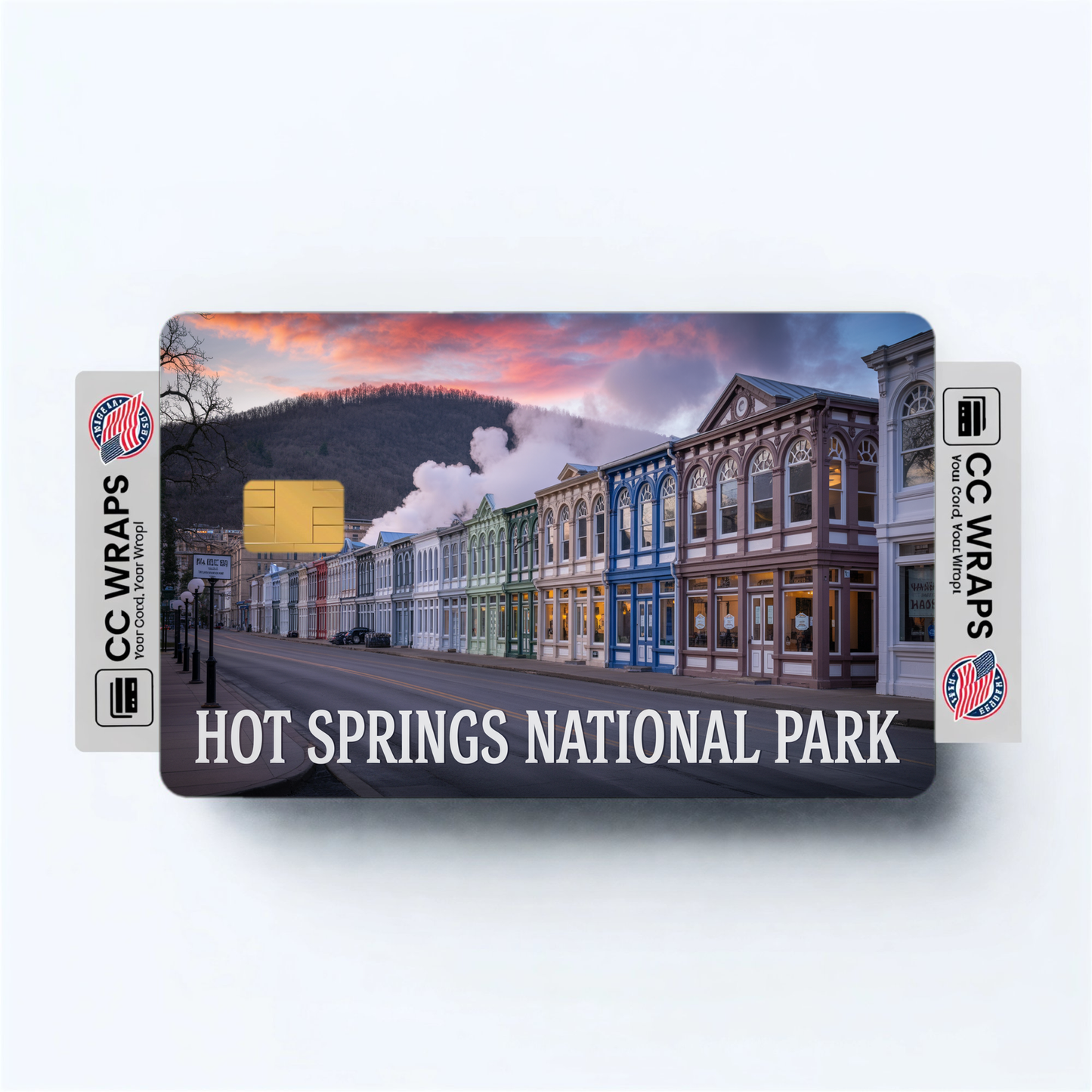 2PK Hot Springs National Park Credit Card Vinyl Skin Decal