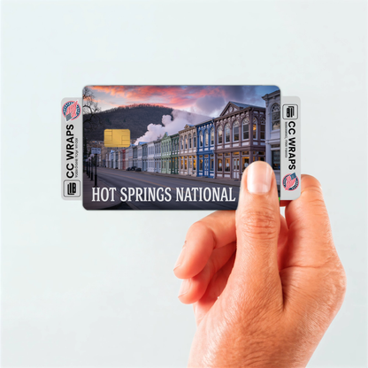 2PK Hot Springs National Park Credit Card Vinyl Skin Decal
