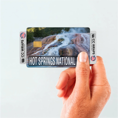 2PK Hot Springs National Park Credit Card Vinyl Skin Decal