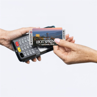 2PK Hot Springs National Park Credit Card Vinyl Skin Decal