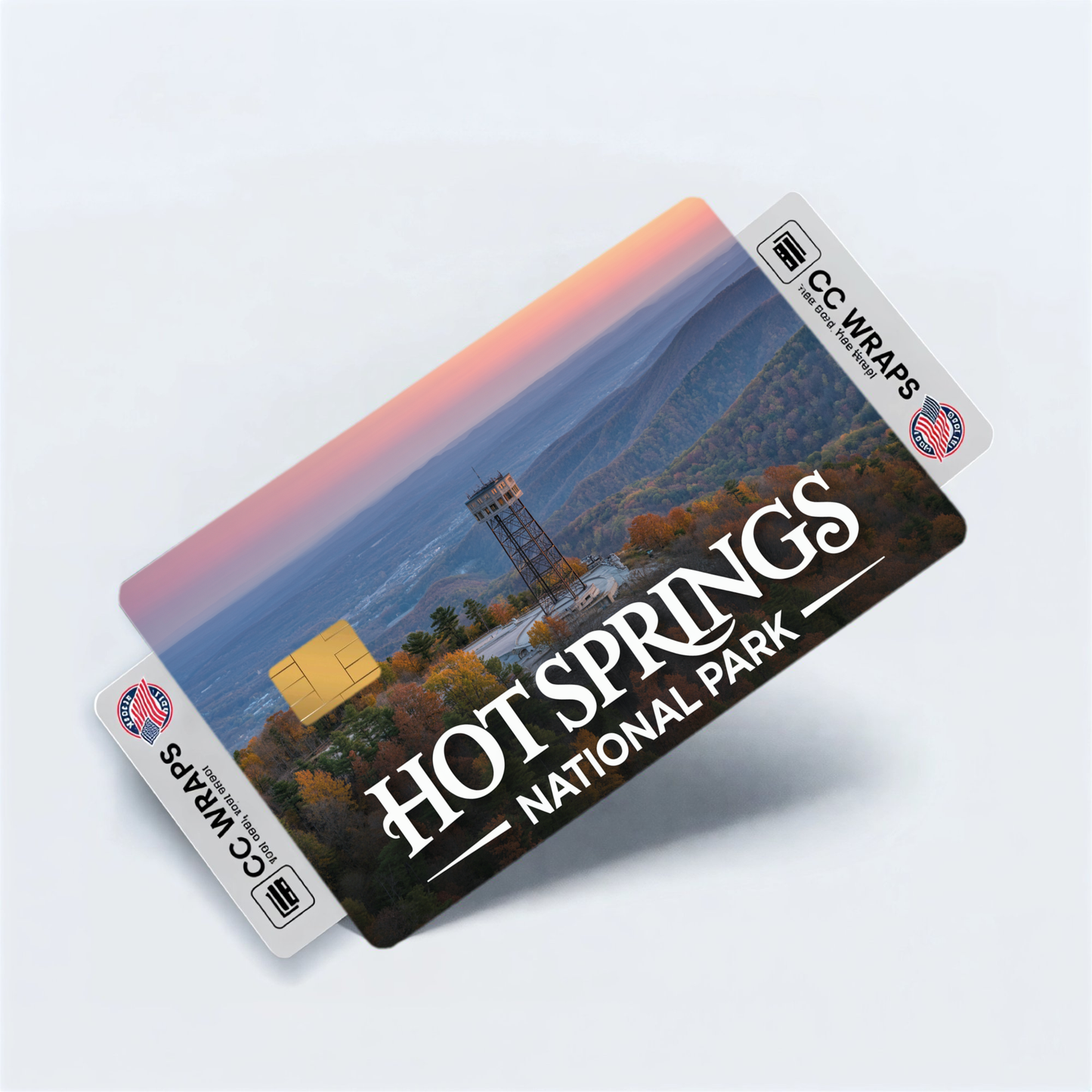 2PK Hot Springs National Park Credit Card Vinyl Skin Decal