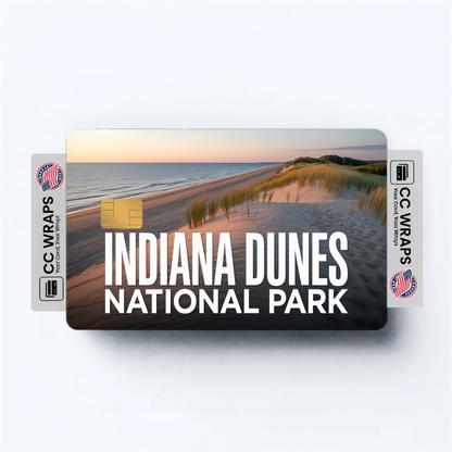 2PK Indiana Dunes National Park Credit Card Vinyl Skin Decal