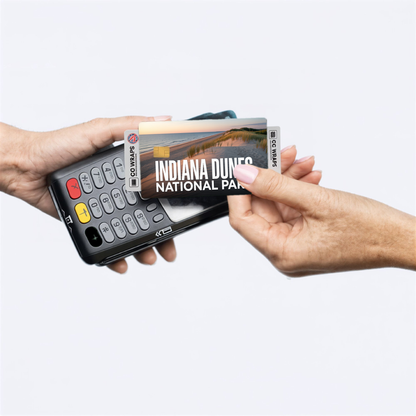 2PK Indiana Dunes National Park Credit Card Vinyl Skin Decal