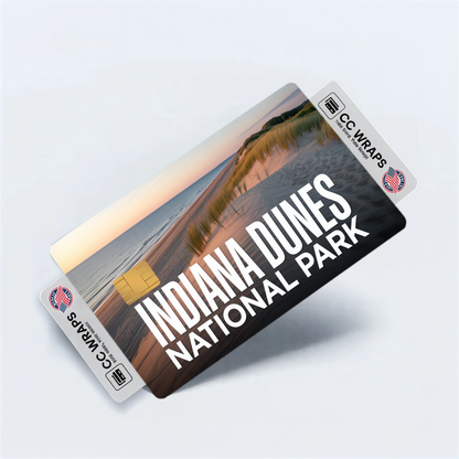 2PK Indiana Dunes National Park Credit Card Vinyl Skin Decal