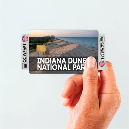 2PK Indiana Dunes National Park Credit Card Vinyl Skin Decal
