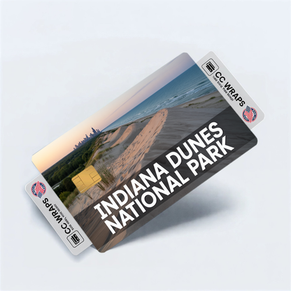 2PK Indiana Dunes National Park Credit Card Vinyl Skin Decal