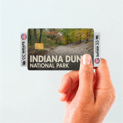 2PK Indiana Dunes National Park Credit Card Vinyl Skin Decal