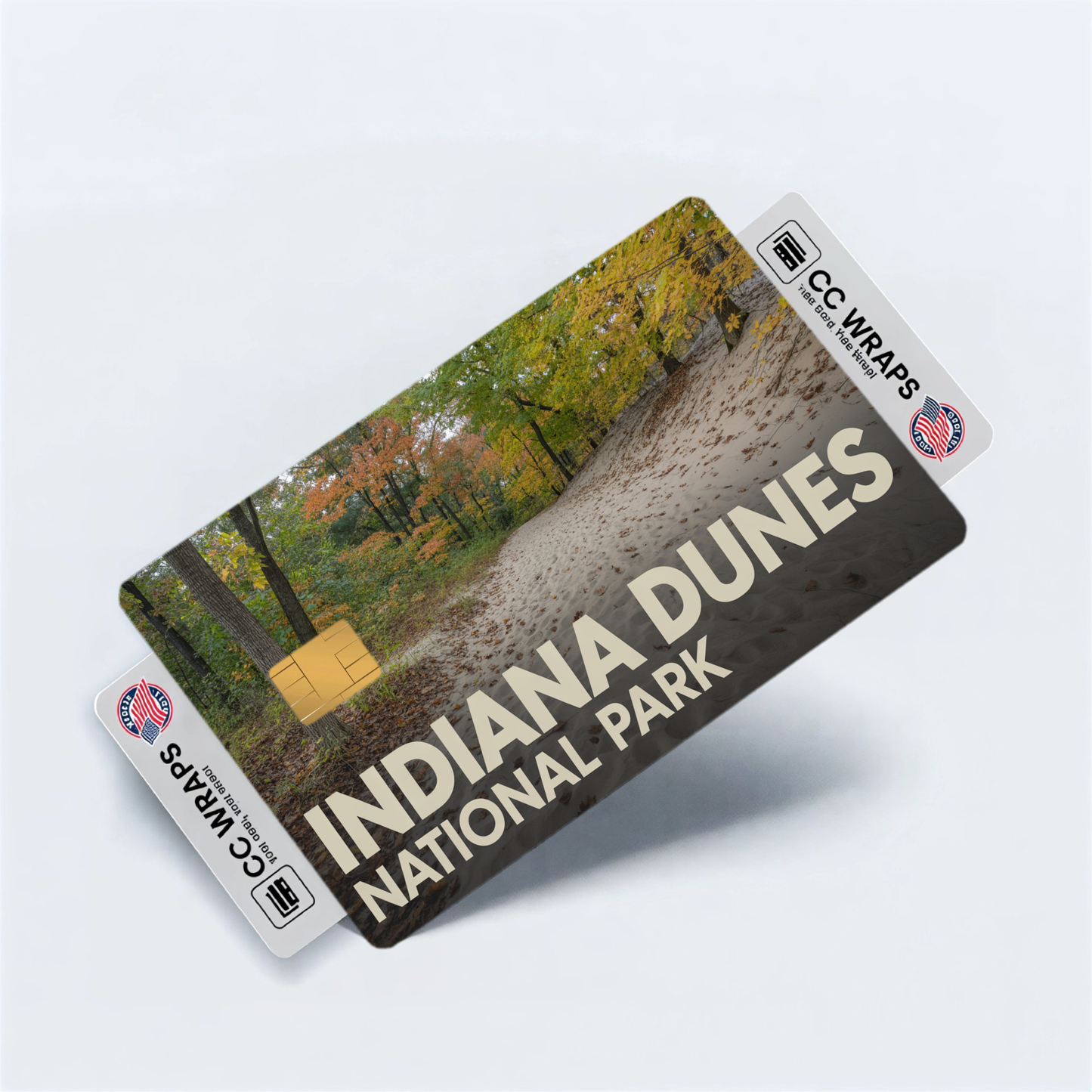 2PK Indiana Dunes National Park Credit Card Vinyl Skin Decal