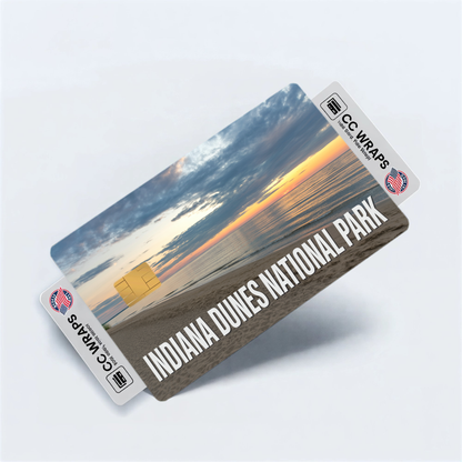 2PK Indiana Dunes National Park Credit Card Vinyl Skin Decal