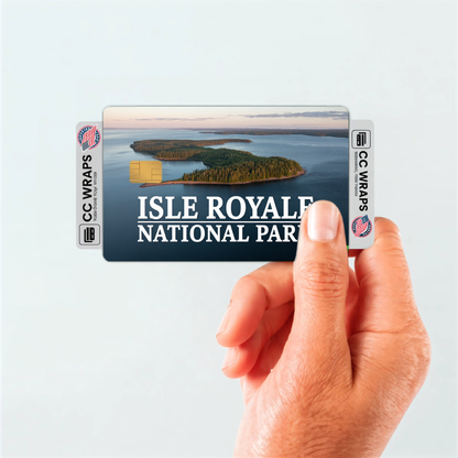 2PK Isle Royale National Park Credit Card Vinyl Skin Decal