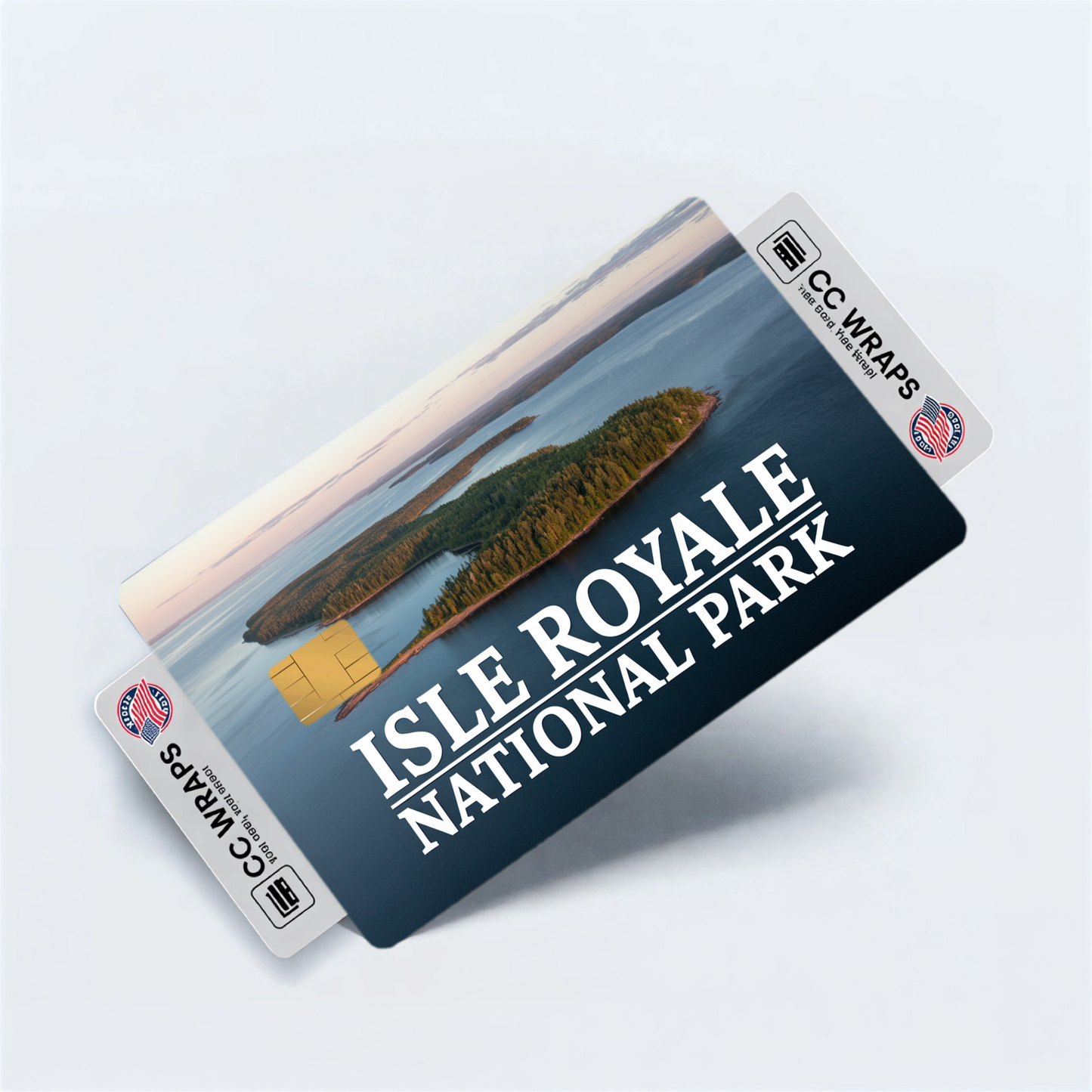 2PK Isle Royale National Park Credit Card Vinyl Skin Decal
