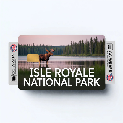 2PK Isle Royale National Park Credit Card Vinyl Skin Decal