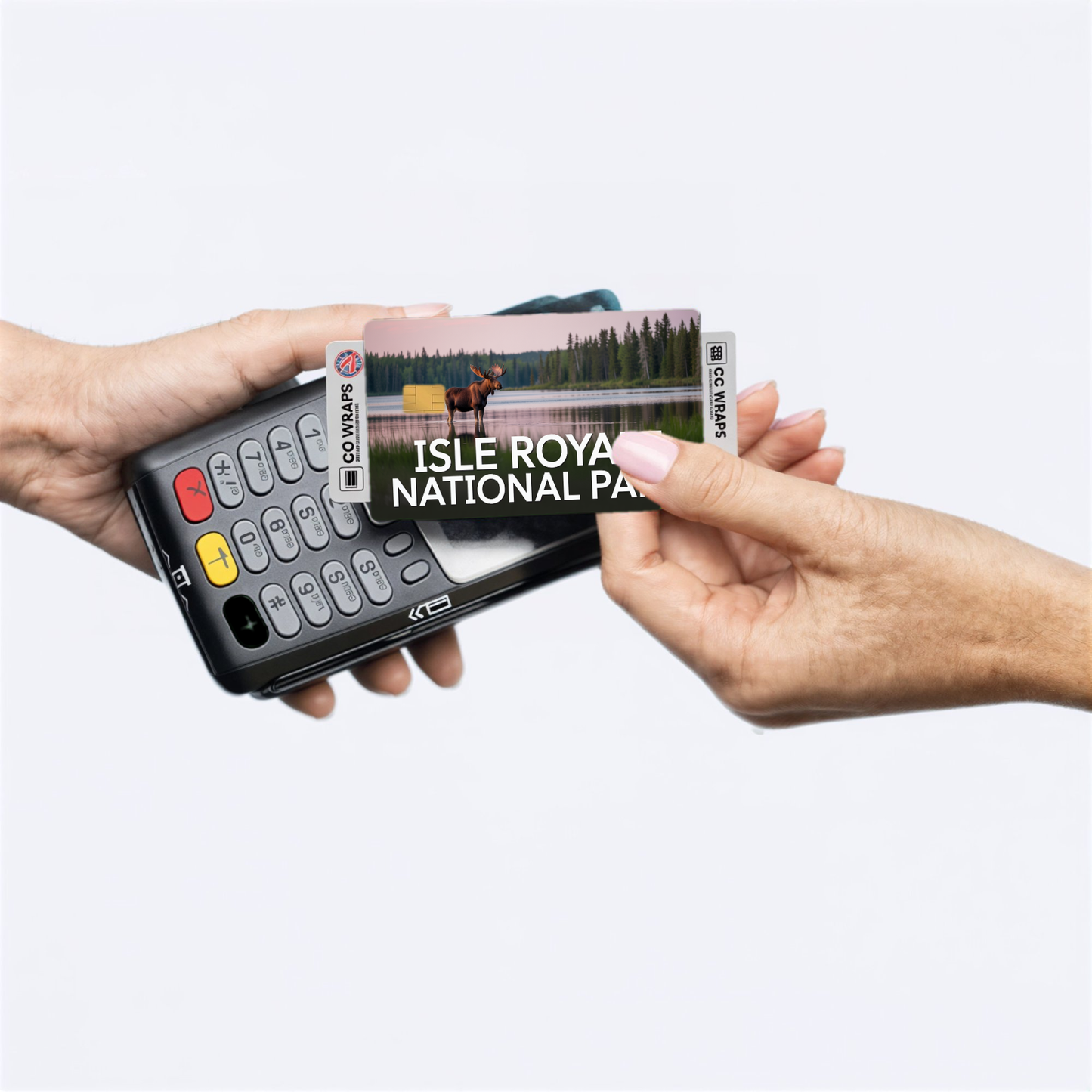 2PK Isle Royale National Park Credit Card Vinyl Skin Decal
