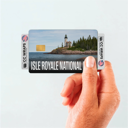 2PK Isle Royale National Park Credit Card Vinyl Skin Decal