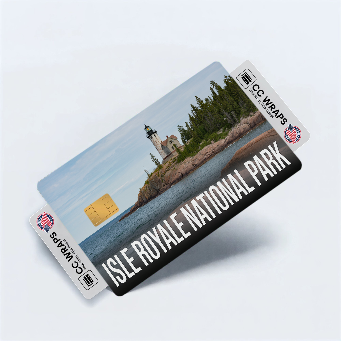 2PK Isle Royale National Park Credit Card Vinyl Skin Decal