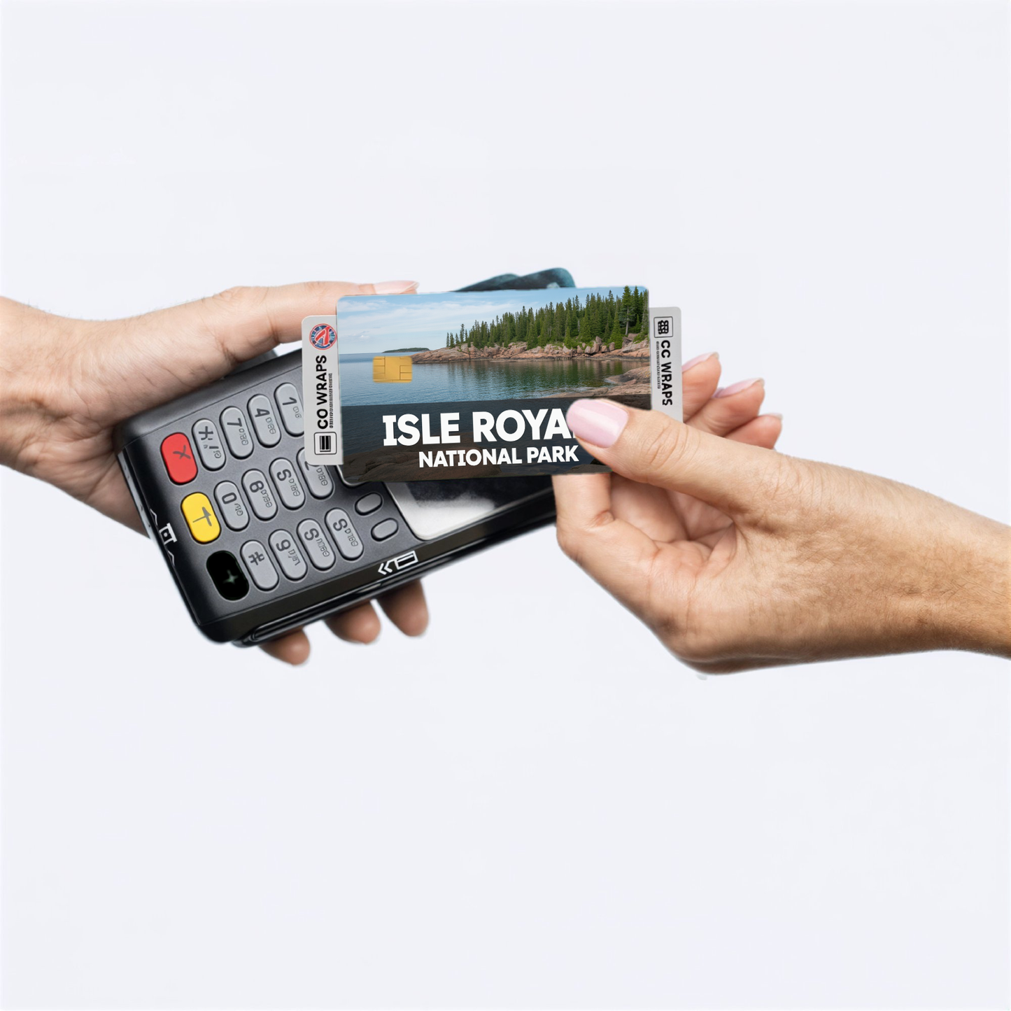2PK Isle Royale National Park Credit Card Vinyl Skin Decal