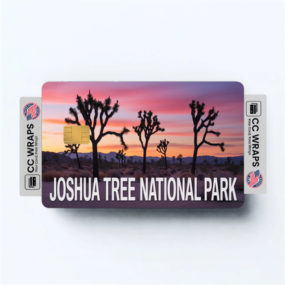2PK Joshua Tree National Park Credit Card Vinyl Skin Decal