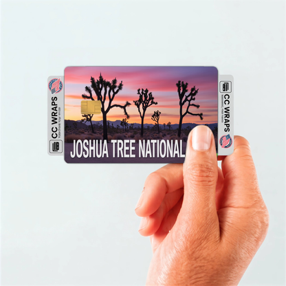 2PK Joshua Tree National Park Credit Card Vinyl Skin Decal