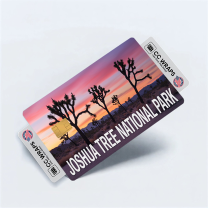 2PK Joshua Tree National Park Credit Card Vinyl Skin Decal