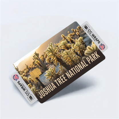 2PK Joshua Tree National Park Credit Card Vinyl Skin Decal