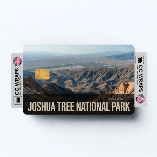 2PK Joshua Tree National Park Credit Card Vinyl Skin Decal