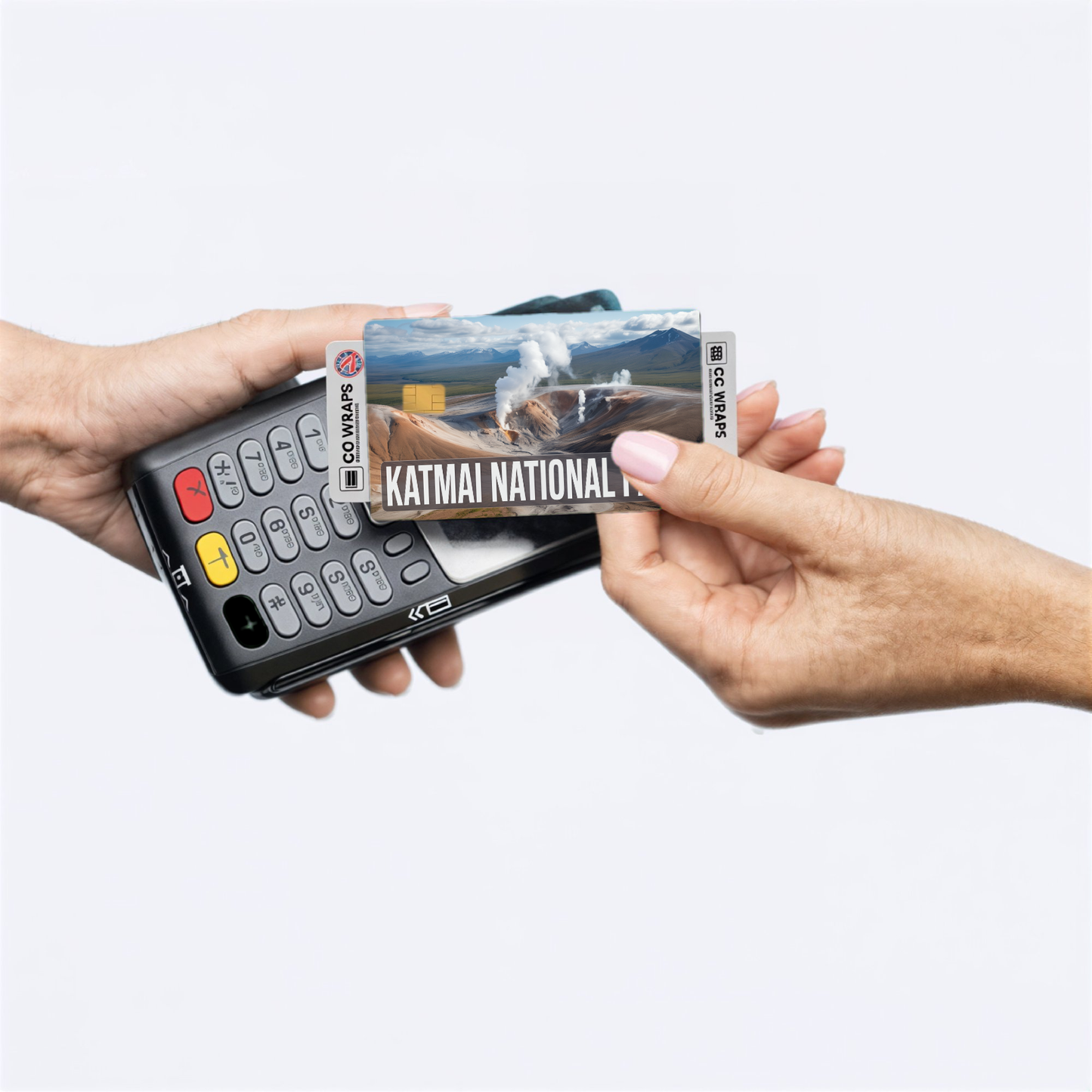 2PK Katmai National Park Credit Card Vinyl Skin Decal