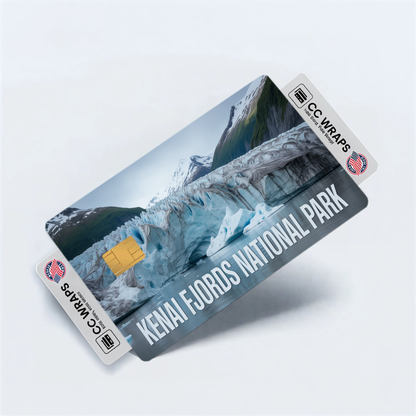 2PK Kenai Fjords National Park Credit Card Vinyl Skin Decal