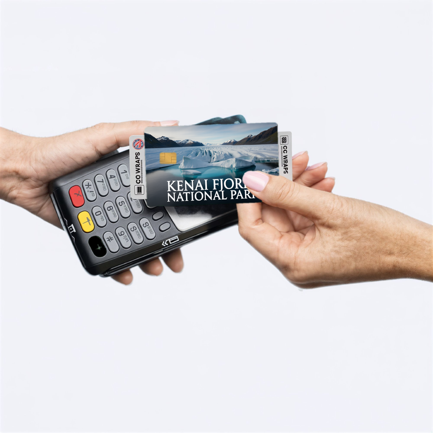 2PK Kenai Fjords National Park Credit Card Vinyl Skin Decal