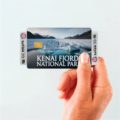 2PK Kenai Fjords National Park Credit Card Vinyl Skin Decal