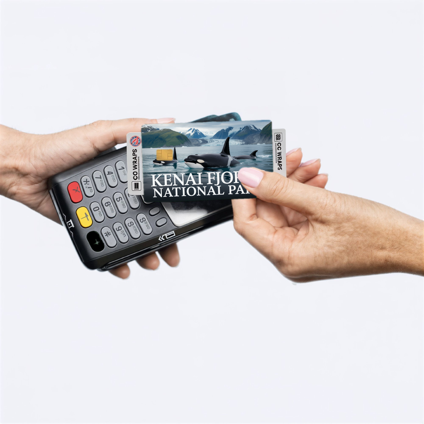2PK Kenai Fjords National Park Credit Card Vinyl Skin Decal