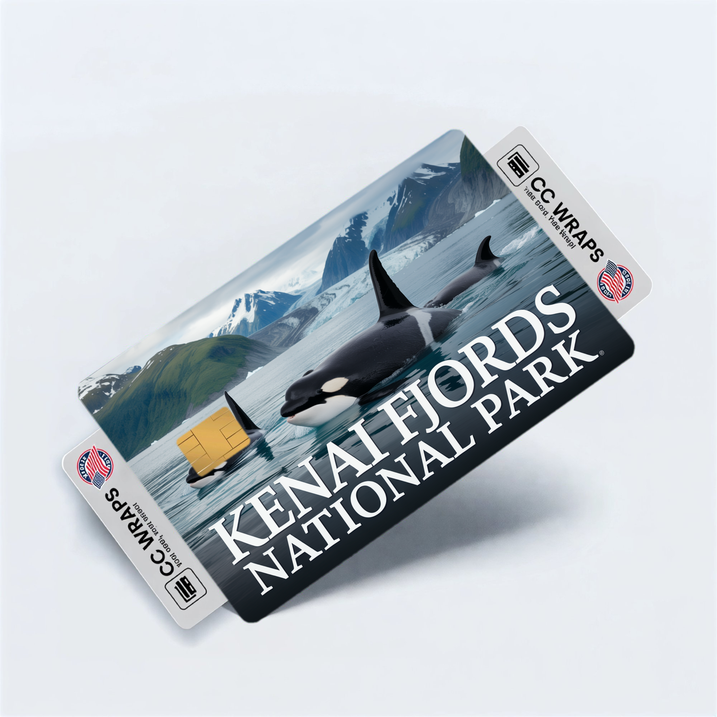 2PK Kenai Fjords National Park Credit Card Vinyl Skin Decal