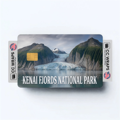 2PK Kenai Fjords National Park Credit Card Vinyl Skin Decal