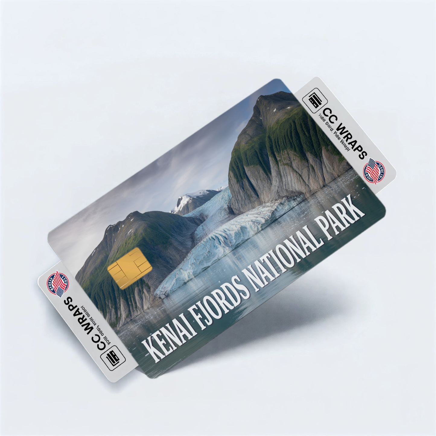 2PK Kenai Fjords National Park Credit Card Vinyl Skin Decal