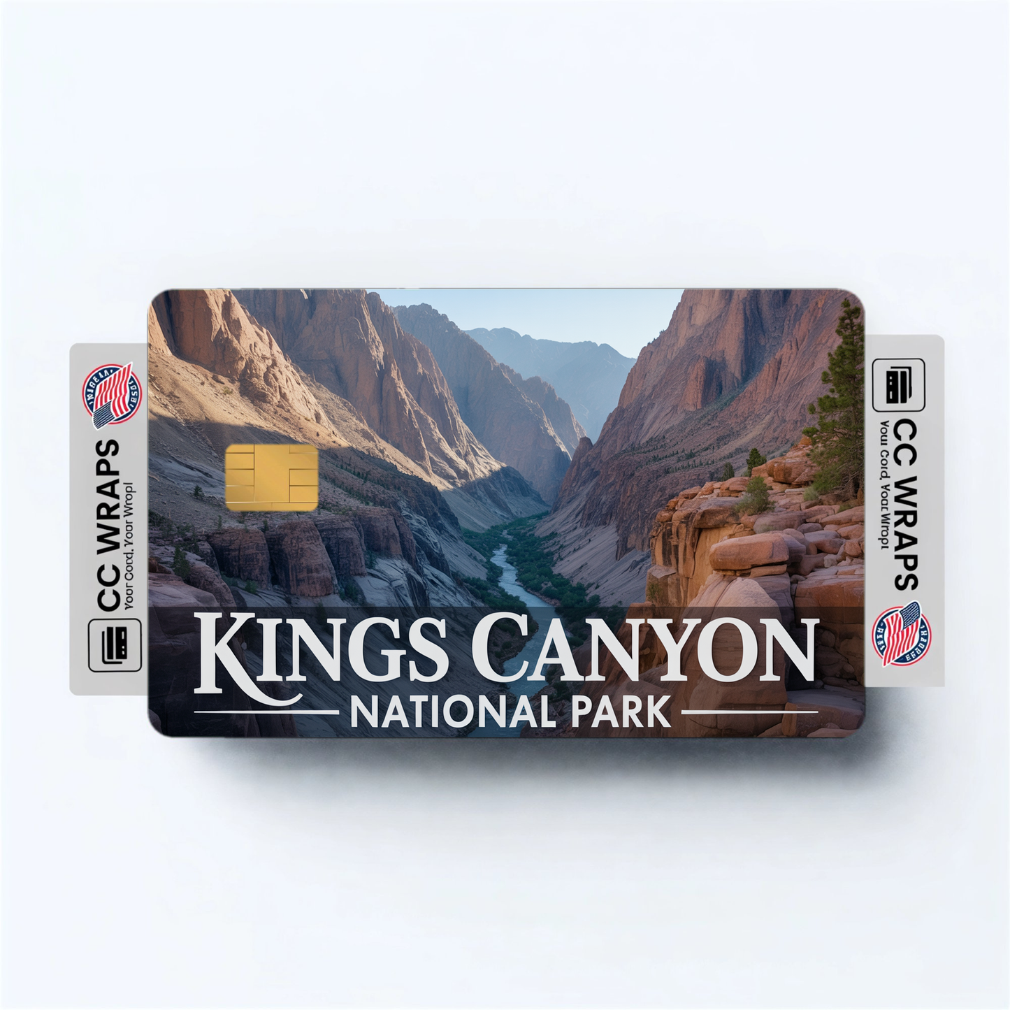 2PK Kings Canyon National Park Credit Card Vinyl Skin Decal