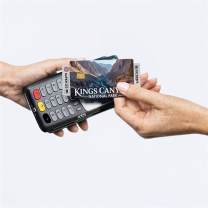 2PK Kings Canyon National Park Credit Card Vinyl Skin Decal