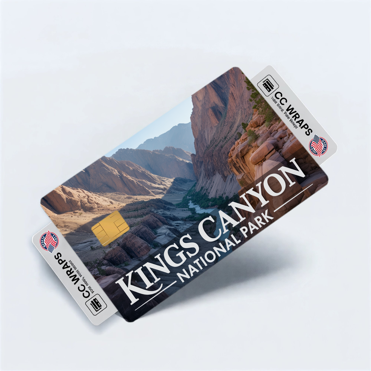 2PK Kings Canyon National Park Credit Card Vinyl Skin Decal