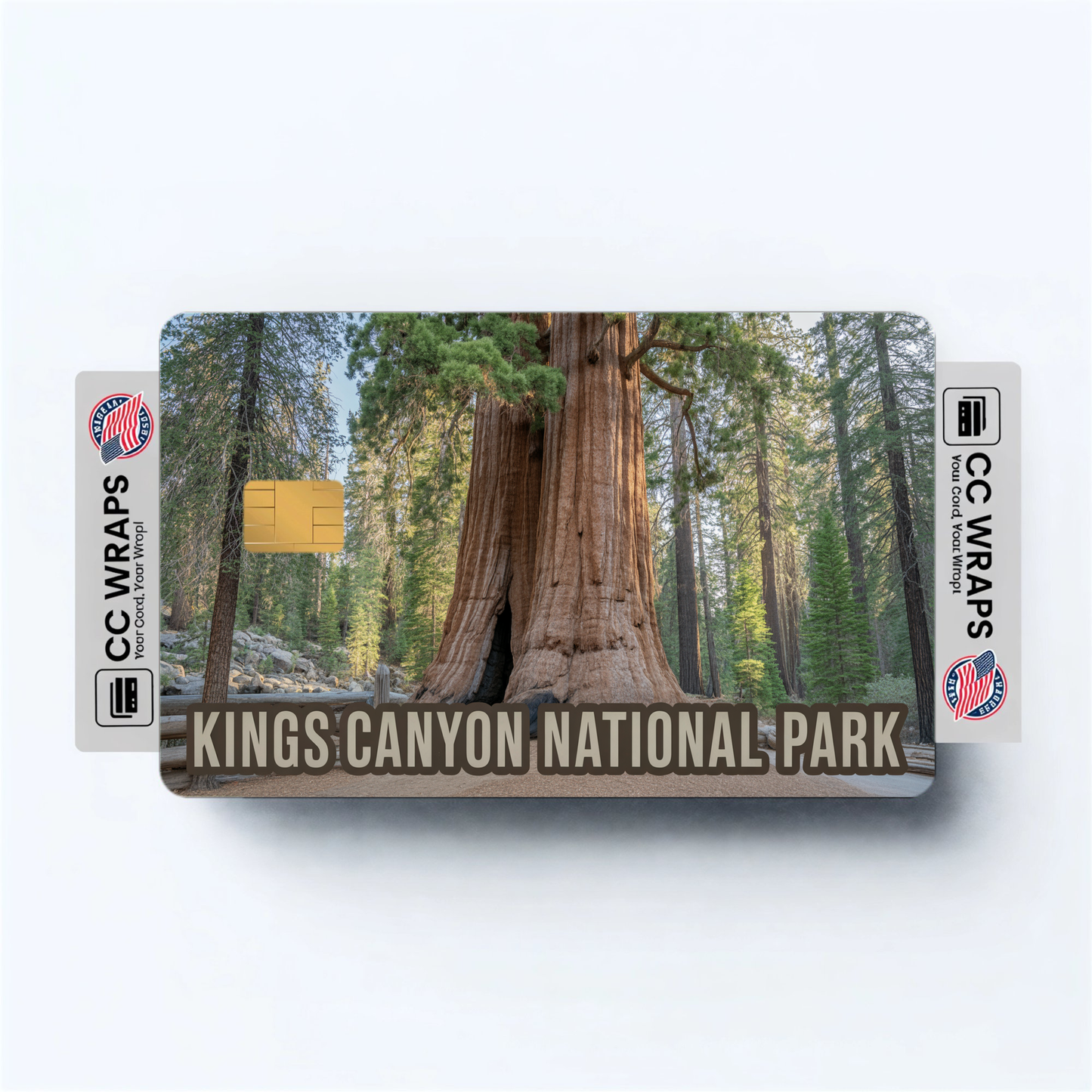 2PK Kings Canyon National Park Credit Card Vinyl Skin Decal