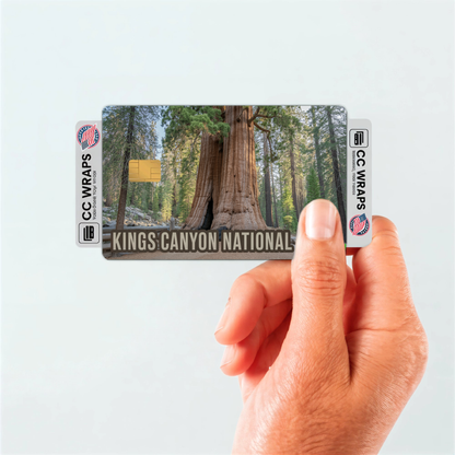 2PK Kings Canyon National Park Credit Card Vinyl Skin Decal
