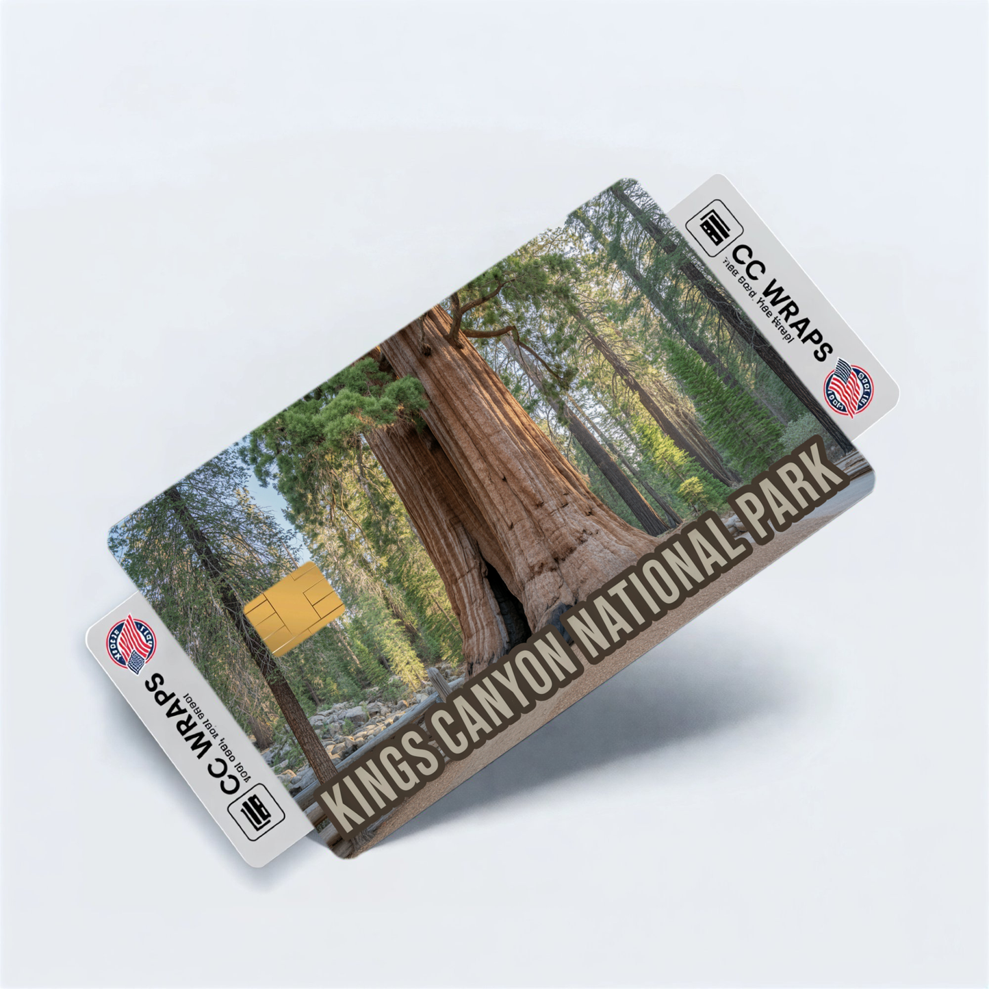 2PK Kings Canyon National Park Credit Card Vinyl Skin Decal