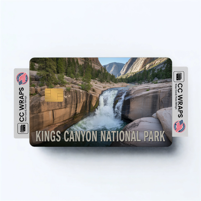 2PK Kings Canyon National Park Credit Card Vinyl Skin Decal