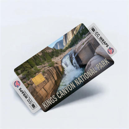 2PK Kings Canyon National Park Credit Card Vinyl Skin Decal