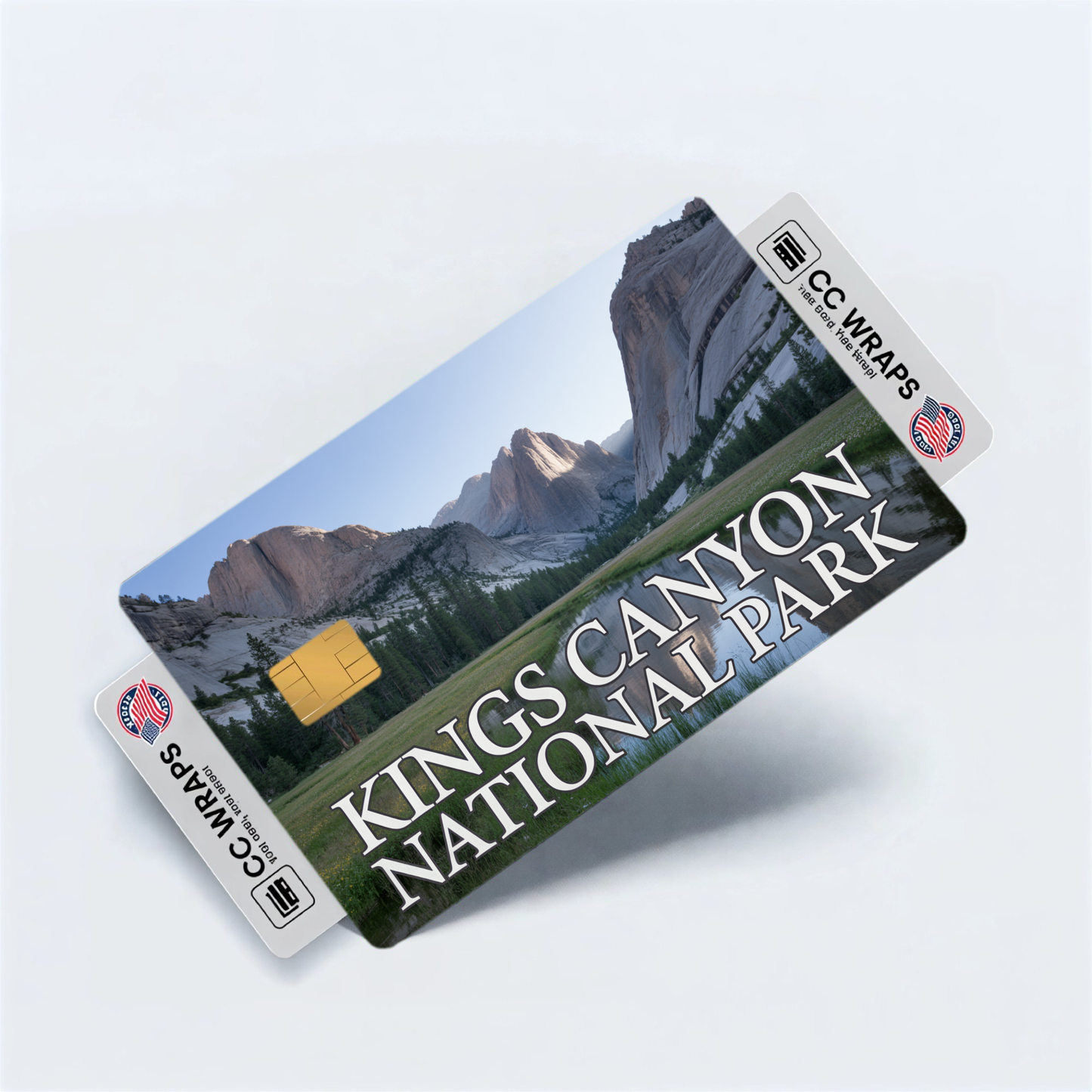 2PK Kings Canyon National Park Credit Card Vinyl Skin Decal
