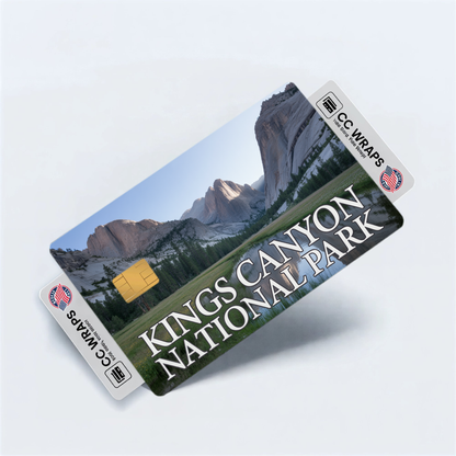 2PK Kings Canyon National Park Credit Card Vinyl Skin Decal