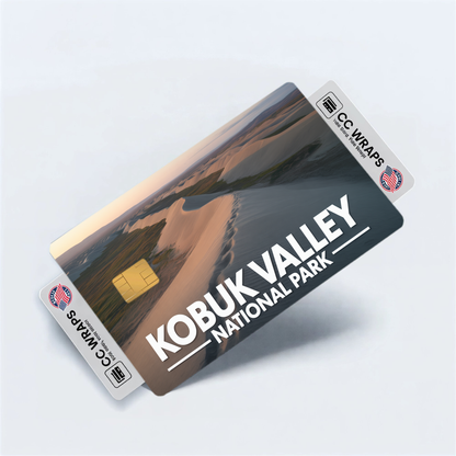 2PK Kobuk Valley National Park Credit Card Vinyl Skin Decal