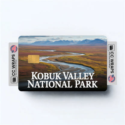 2PK Kobuk Valley National Park Credit Card Vinyl Skin Decal