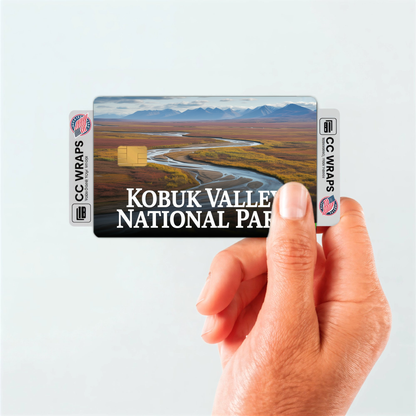 2PK Kobuk Valley National Park Credit Card Vinyl Skin Decal