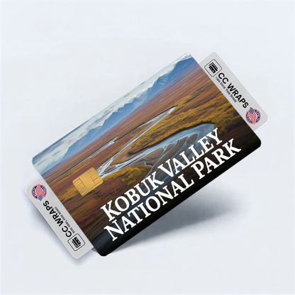 2PK Kobuk Valley National Park Credit Card Vinyl Skin Decal