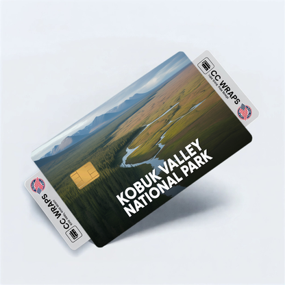 2PK Kobuk Valley National Park Credit Card Vinyl Skin Decal